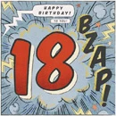 Greetings Card: 18 Bzap!