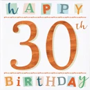 Greetings Card: 30th Birthday