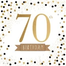 Greetings Card: 70th Birthday