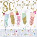 Greetings Card: 80th Birthday
