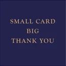 Greetings Card: Big Thank You