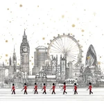 Greetings Card: London Kings Guards