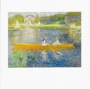 Greetings Card: Renoir The Skiff