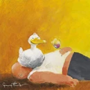 Greetings Card: Sitting Duck
