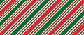 Gift wrap: Red & Green Stripes