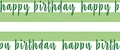 Gift wrap: Birthday - Mint