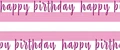 Gift wrap: Birthday - Pink