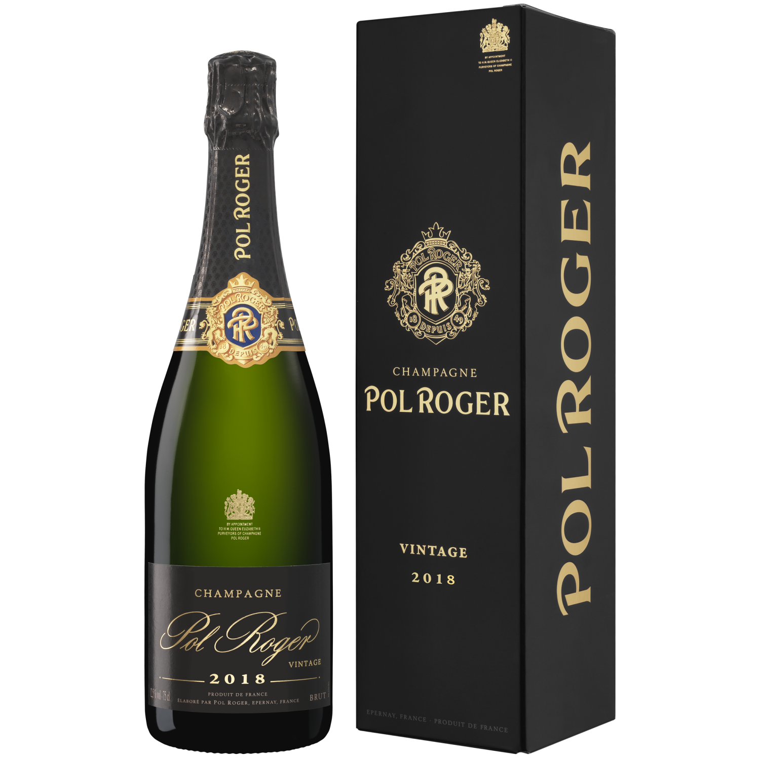 Pol Roger Brut Vintage 2018 - Gift Boxed