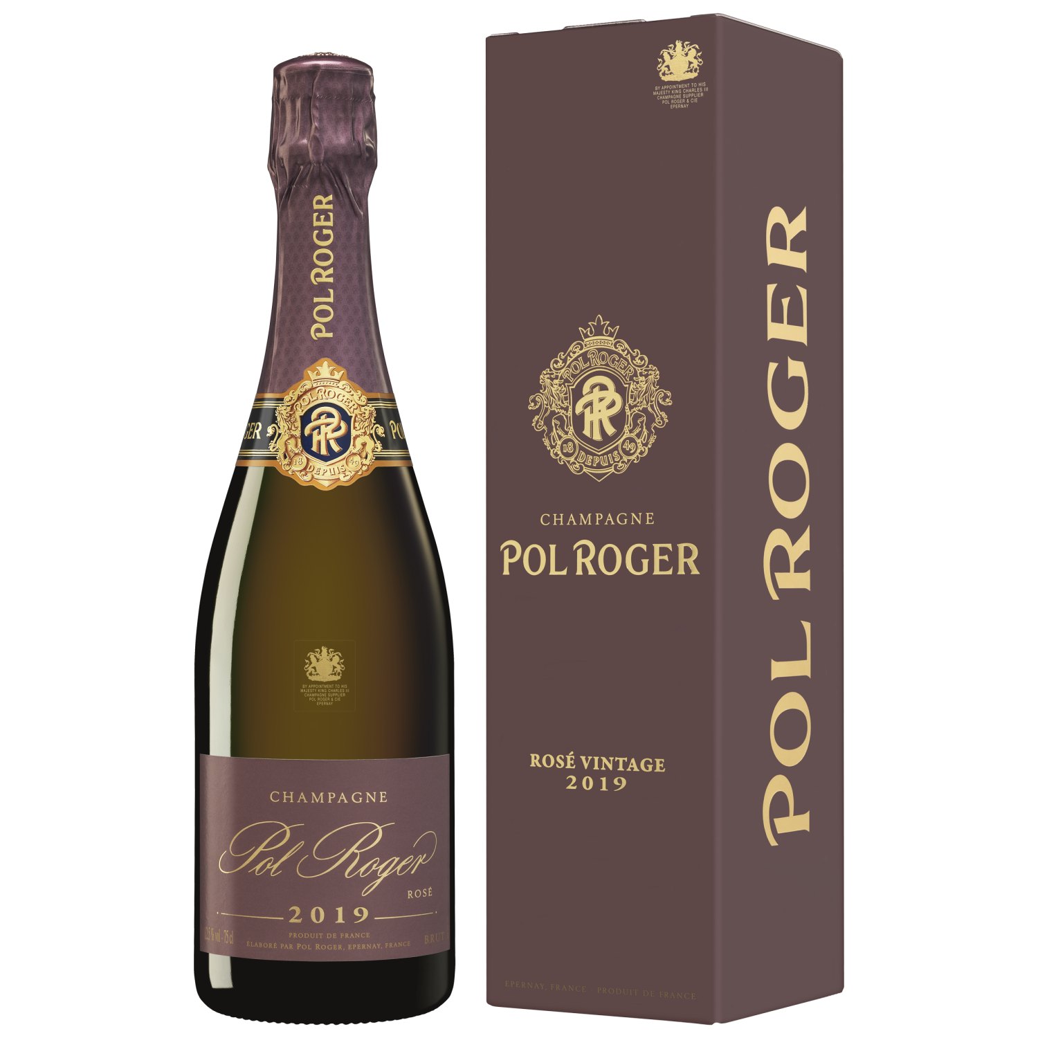 Pol Roger Rose 2019 - Gift Box