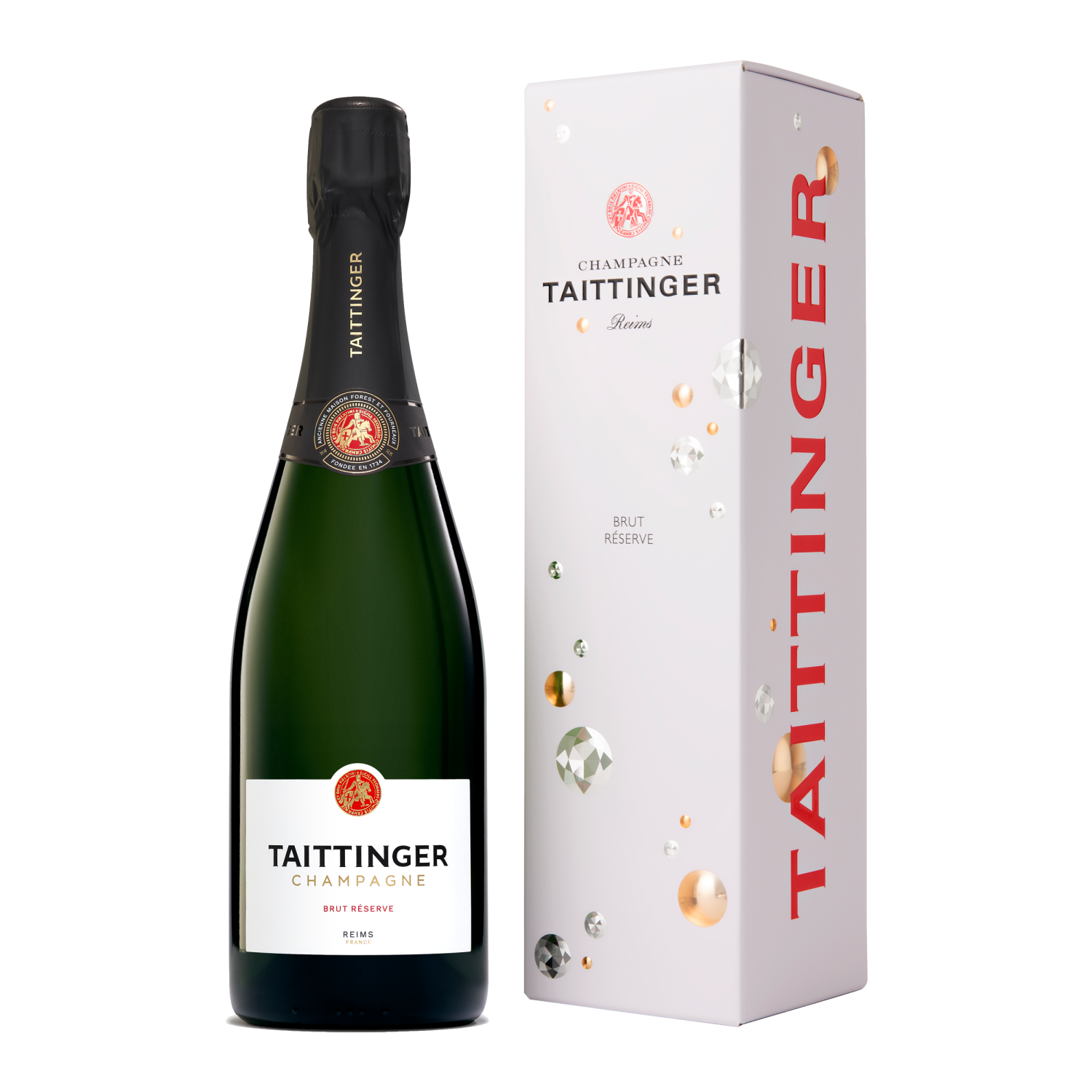 Taittinger Brut Reserve NV - Gift Box