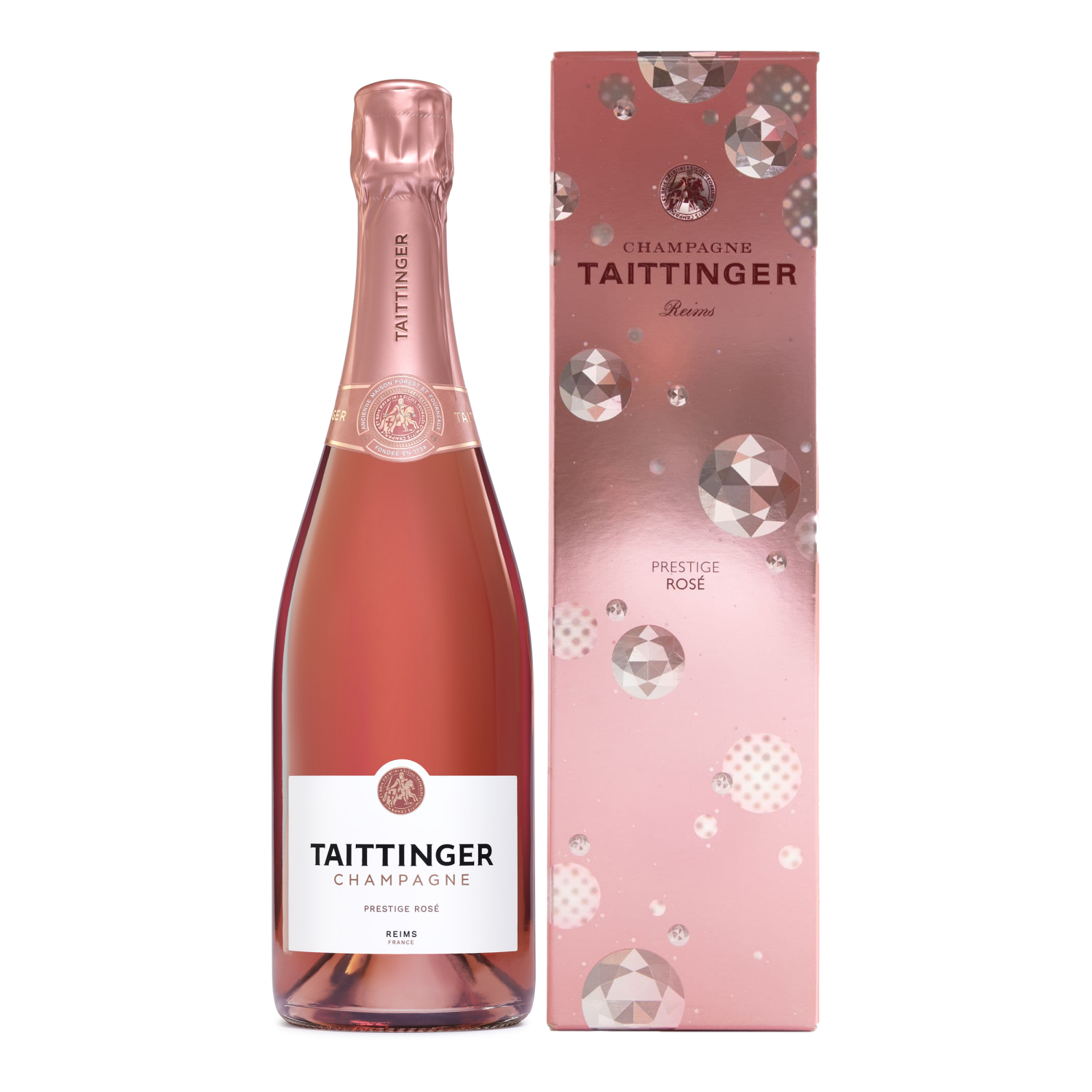 Taittinger Prestige Rose NV - Gift Boxed