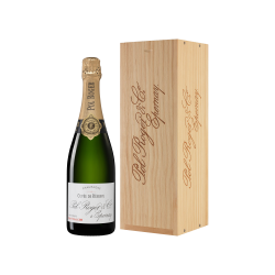 Pol Roger Brut Vintage Cuvee de Reserve Vinotheque 2000 - Wood Gift Box