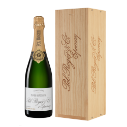 Pol Roger Blanc de Blancs Cuvee de Reserve Vinotheque 2004 - Wood Gift Box