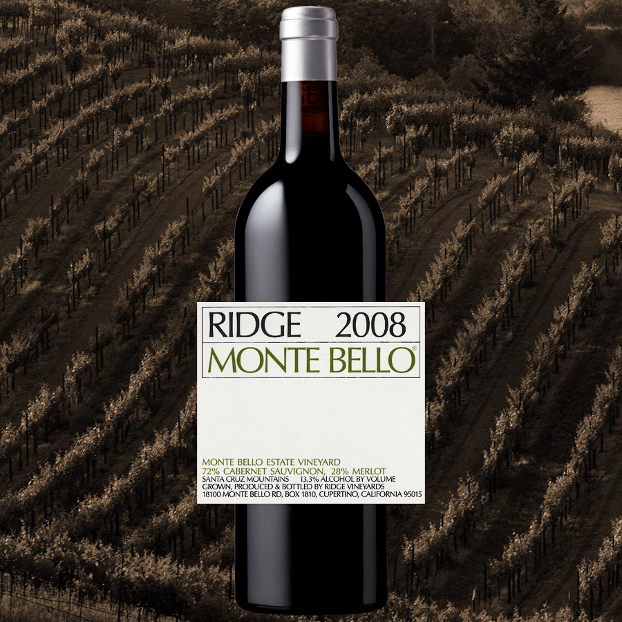 Ridge Vineyards Monte Bello 2008 - No Gift Box
