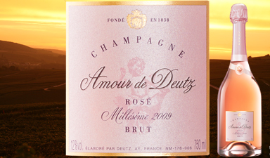 Deutz Cuvee Amour de Deutz Rose 2009 - Gift Box