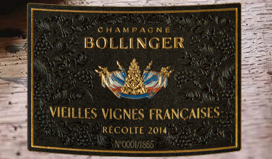 Bollinger Vieilles Vignes Francaises 2014 - Wood Gift Box