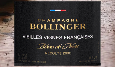 Bollinger Vieilles Vignes Francaises 2008 - Wood Gift Box