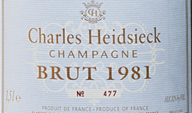 Charles Heidsieck Brut Millesime 1981 - No Gift Box