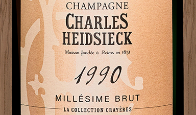 Charles Heidsieck La Collection Crayeres 1990 - Wood Gift Box