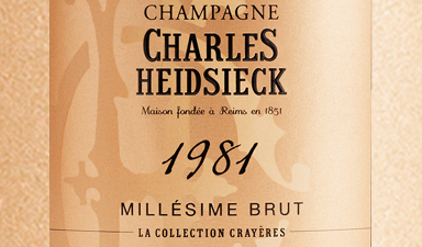 Charles Heidsieck La Collection Crayeres 1981 - Wood Gift Box