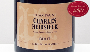 Charles Heidsieck La Collection Crayeres Mis en Cave 2001 NV - No Gift Box