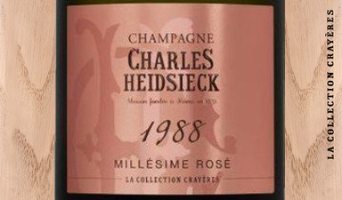 Charles Heidsieck La Collection Crayeres Rose 1988 - Wood Gift Box