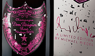 Dom Perignon Rose Michael Riedel Edition Vintage 2004