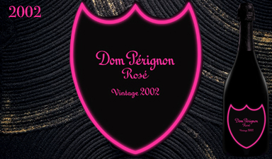 Dom Perignon Rose Luminous Label Vintage 2002 - No Gift Box