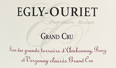 Egly-Ouriet Brut Grand Cru BV20 NV - No Gift Box