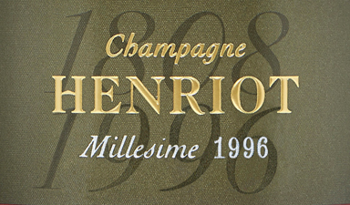 Henriot Millesime 1996 - Wood Gift Box
