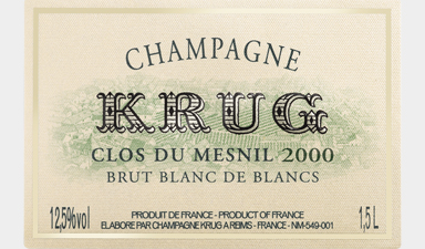 Krug Clos du Mesnil Blanc de Blancs 2000 - Wood Gift Box