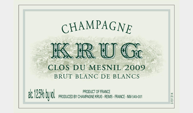 Krug Clos du Mesnil Blanc de Blancs 2009 - Wood Gift Box