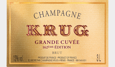 Krug Grande Cuvee 162nd Edition NV - Wood Gift Box