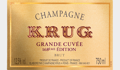 Krug Grande Cuvee 168th Edition NV - Gift Boxed