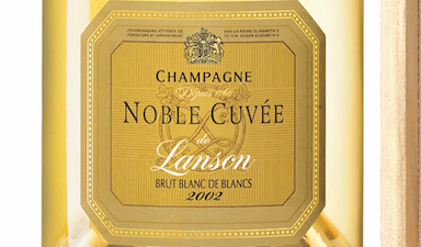 Lanson Noble Cuvee Blanc de Blancs Brut Millesime 2002 - Wood Gift Box