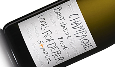 Louis Roederer et Philippe Starck Brut Nature 2006