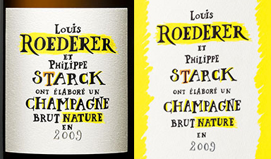 Louis Roederer et Philippe Starck Brut Nature 2009