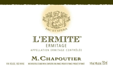 M. Chapoutier Ermitage L'Ermite Rouge