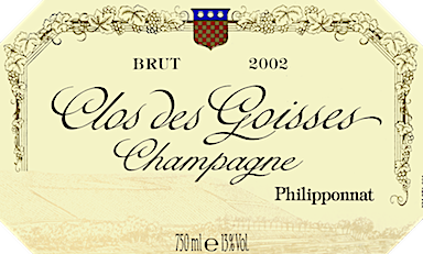 Philipponnat Clos des Goisses Extra Brut 2002 - No Gift Box