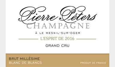 Pierre Peters L'Esprit Blanc de Blancs Grand Cru 2016 - No Gift Box