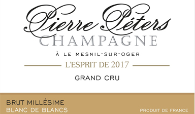 Pierre Peters L'Esprit Blanc de Blancs Grand Cru 2017 - No Gift Box