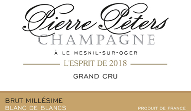 Pierre Peters L'Esprit Blanc de Blancs Grand Cru 2018 - No Gift Box