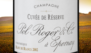Pol Roger Blanc de Blancs Cuvee de Reserve Vinotheque 2002 - Wood Gift Box