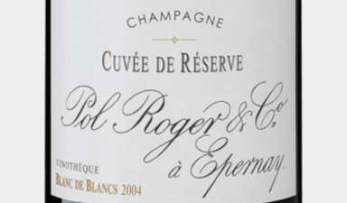 Pol Roger Blanc de Blancs Cuvee de Reserve Vinotheque 2004 - Wood Gift Box