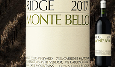 Ridge Vineyards Monte Bello 2017 - No Gift Box