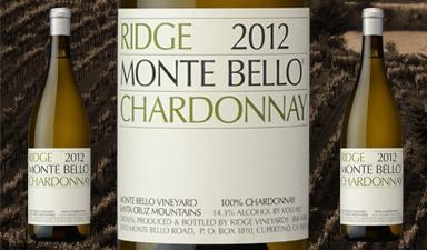 Ridge Vineyards Monte Bello Chardonnay 2012 - No Gift Box