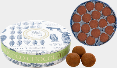 Rococo Chocolates Salted Caramel Truffle Box - 16pc 200g