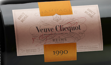 Veuve Clicquot Cave Privee Rose 1990